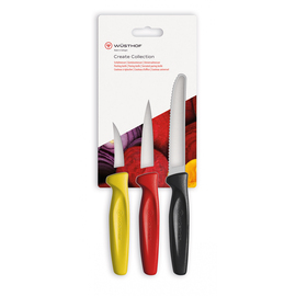 Kitchen knife set CREATE COLLECTION yellow | red | black product photo