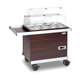 salad cart 0196 wenge coloured 230 volts | GN container product photo