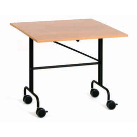 housekeeping cart beechwood coloured angular | 800 mm x 800 mm H 740 mm product photo