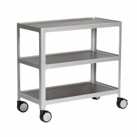 serving trolley silver | grey | 3 shelves L 900 mm B 450 mm H 840 mm product photo