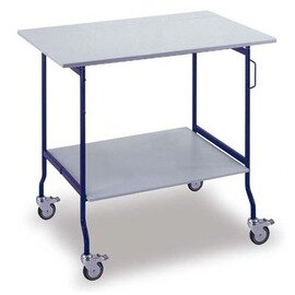 folding table blue light grey  | 1 shelf  L 900 mm  B 575 mm  H 810 mm product photo