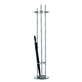 clothes rack with umbrella holder stainless steel steel  Ø 350 mm  H 1850 mm product photo