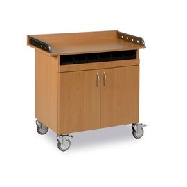 Waiter Station beechwood coloured 2 wing doors product photo