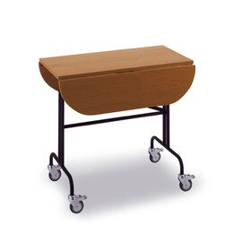 housekeeping cart beechwood coloured | rounded edges | 800 mm x 800 mm H 740 mm product photo  S