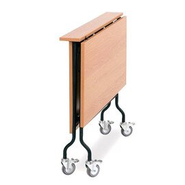 folding table beechwood coloured|light  | 1 shelf  L 900 mm  B 575 mm  H 810 mm product photo