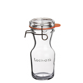 carafe LOCK-EAT® 250 ml glass with lid clip lock 95 mm x 84 mm H 168 mm product photo