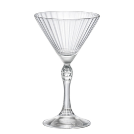Martini cocktail glass AMERICA 20S 15.5 cl with relief product photo