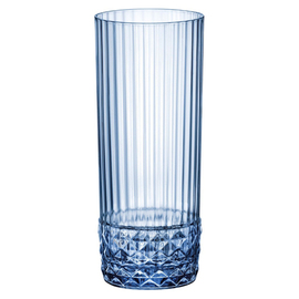 longdrink glass AMERICA 20S Blue 40 cl with relief product photo