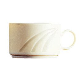 Upper cup, Cypress, ivory, uni, stackable, capacity 9 cl, Ø without Hkl. 65 mm, Ø with Hkl. 86 mm, height 45 mm, weight 100 g product photo