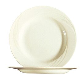 Clearance | Plate, flat, Cypress, ivory, uni, Ø 240 mm, height 23 mm, weight 475 g product photo
