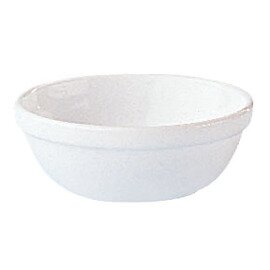 stacking bowl round 270 ml RESTAURANT WHITE tempered glass Ø 120 mm H 47 mm product photo