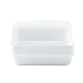 stacking bowl rectangular 175 ml RESTAURANT WHITE tempered glass L 114 mm W 79 mm H 35 mm product photo