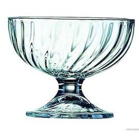 sundae bowl Arcoroc Coupe sorbet 220 ml glass with relief  Ø 100 mm  H 78 mm product photo
