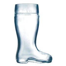 beer boot glass 125 cl with mark; 1.0 ltr product photo