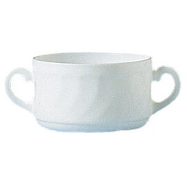 soup cup TRIANON 300 ml tempered glass with relief  Ø 98 mm  H 60 mm product photo