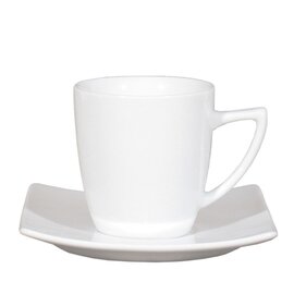 coffee cup set TOKIO 1 cup | 1 saucer porcelain white Ø 73 mm H 85 mm product photo