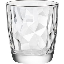 whisky tumbler DIAMOND Acqua Trasparente 30.5 cl transparent with relief product photo