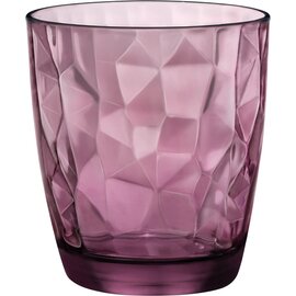 whisky tumbler DIAMOND Acqua Rock Purple 30.5 cl purple with relief product photo