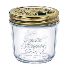 preserving jar QUATTRO STAGIONI | 200 ml Ø 89 mm H 86 mm • metal screw cap product photo