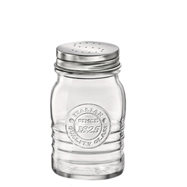 salt shaker OFFICINA 1825 350 ml glass corrugated product photo