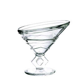sundae bowl Omega 220 ml glass with relief product photo