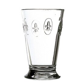 longdrink glass FLEUR DE LYS with relief product photo