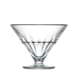 sundae bowl Excelsior 350 ml glass with relief product photo