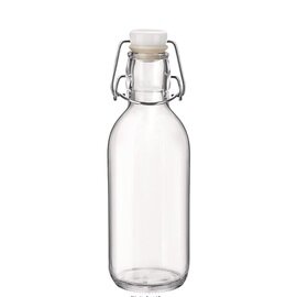 bottle EMILIA 500 ml glass with lid clip lock Ø 73.5 mm H 222 mm product photo