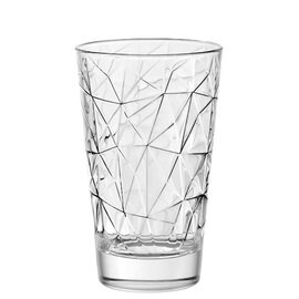 longdrink glass DOLOMITI 28 cl with relief product photo