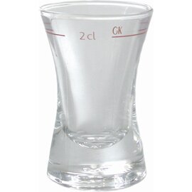 stamper glass WACHTMEISTER 2.8 cl with mark; 2 cl product photo