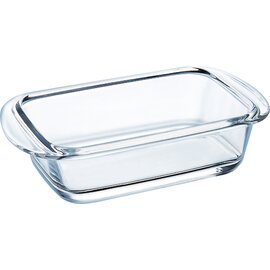 Mini roasting pan, rectangular, borosilicate glass, outside 160 x 100, inside 125 x 80, H 35 mm, suitable for use in the oven up to 300 ° C product photo