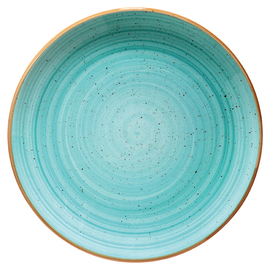 plate flat AURA Aqua porcelain Ø 305 mm turquoise product photo