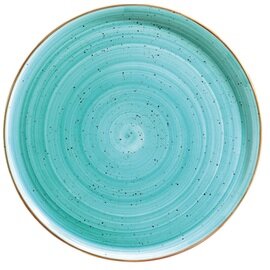 plate flat AURA Gourmet Aqua porcelain Premium Porcelain Ø 320 mm turquoise product photo