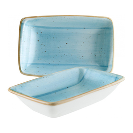 rectangular bowl AURA AQUA Moove porcelain 150 mm x 98 mm H 30 mm product photo