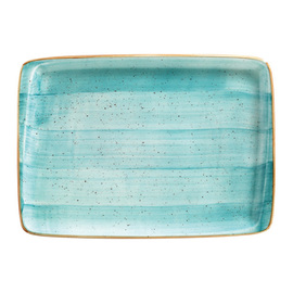 platter AURA AQUA Moove rectangular porcelain 234 mm x 165 mm product photo