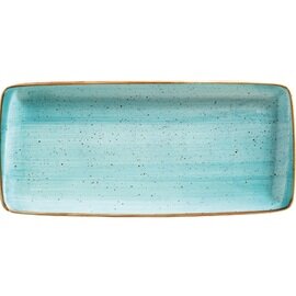plate Moove Aqua AURA porcelain green blue rectangular | 340 mm  x 160 mm product photo