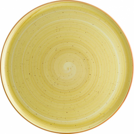 pizza plate flat AURA AMBER bonna Gourmet porcelain yellow Ø 325 mm product photo