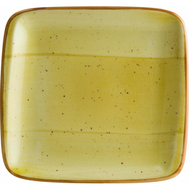 platter AURA AMBER Moove porcelain yellow rectangular | 320 mm x 305 mm product photo