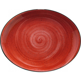 platter AURA PASSION Moove oval porcelain 310 mm x 240 mm product photo