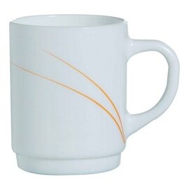 mug TORONTO PASSION 25 cl tempered glass line decor  H 89 mm product photo