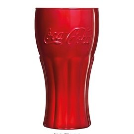 cola glass ORIGINAL COCA-COLA MIRROR FH37 37 cl red with relief product photo