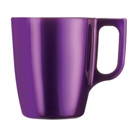 mug Flashy Blueberry 25 cl tempered glass purple with handle product photo