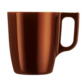 mug Flashy Chocolate 25 cl tempered glass brown with handle product photo