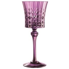 wine goblet LADY DIAMOND 19 cl purple with relief product photo