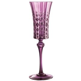 champagne goblet LADY DIAMOND 15 cl purple with relief product photo