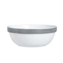 stacking bowl 270 ml BRUSH GREY tempered glass Ø 120 mm H 47 mm product photo