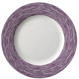 plate flat Ø 254 mm BRUSH PURPLE tempered glass product photo