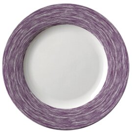 plate flat Ø 235 mm BRUSH PURPLE tempered glass product photo