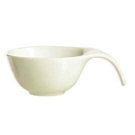spoon APPETIZER CREAM WHITE porcelain cream white  H 29 mm product photo