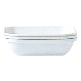 stacking bowl RESTAURANT VALERIE BLUE JEAN 220 ml tempered glass fine line  L 115 mm  B 115 mm  H 36 mm product photo
